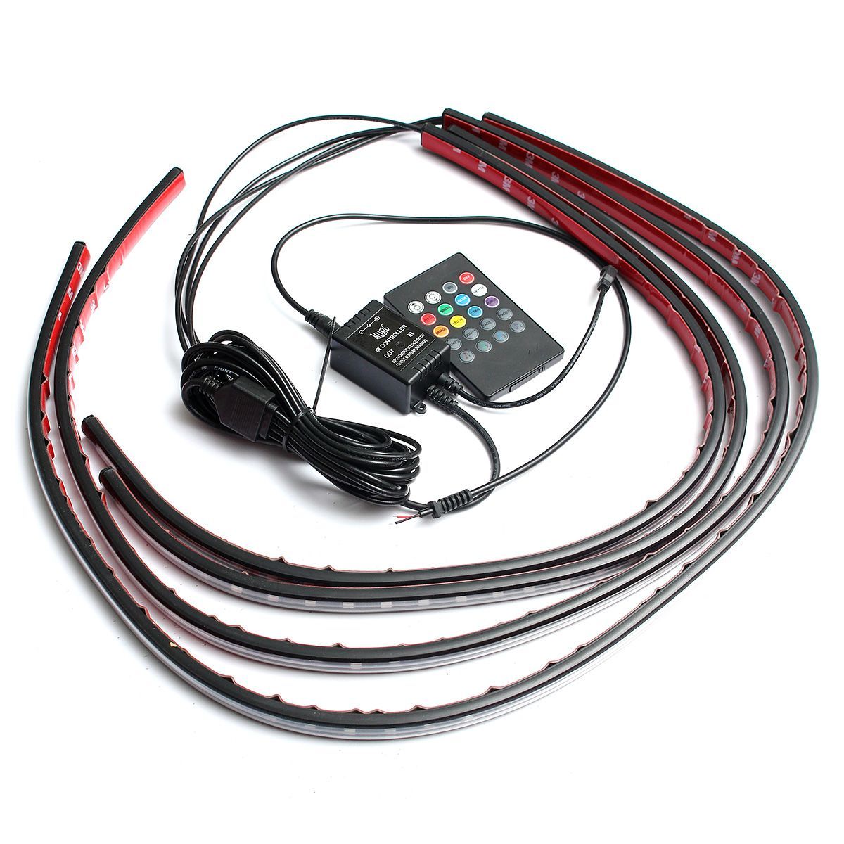 4pcs-Waterproof-RGB-Car-LED-Decoration-Lights-Strip-Underglow-Neon-Lamp-Kit-12V-with-Remote-Control-1342962