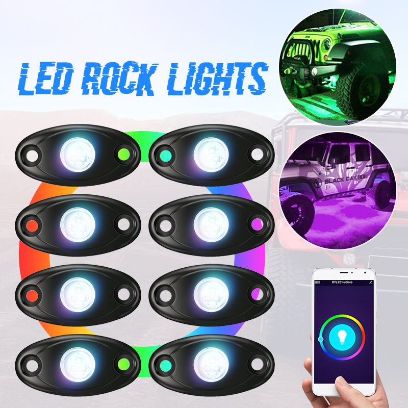 8PCS-12V-USB-RGB-LED-Car-Atmosphere-Lights-Interior-Decoration-Lamp-Phone-bluetooth-APP-Control-1617596