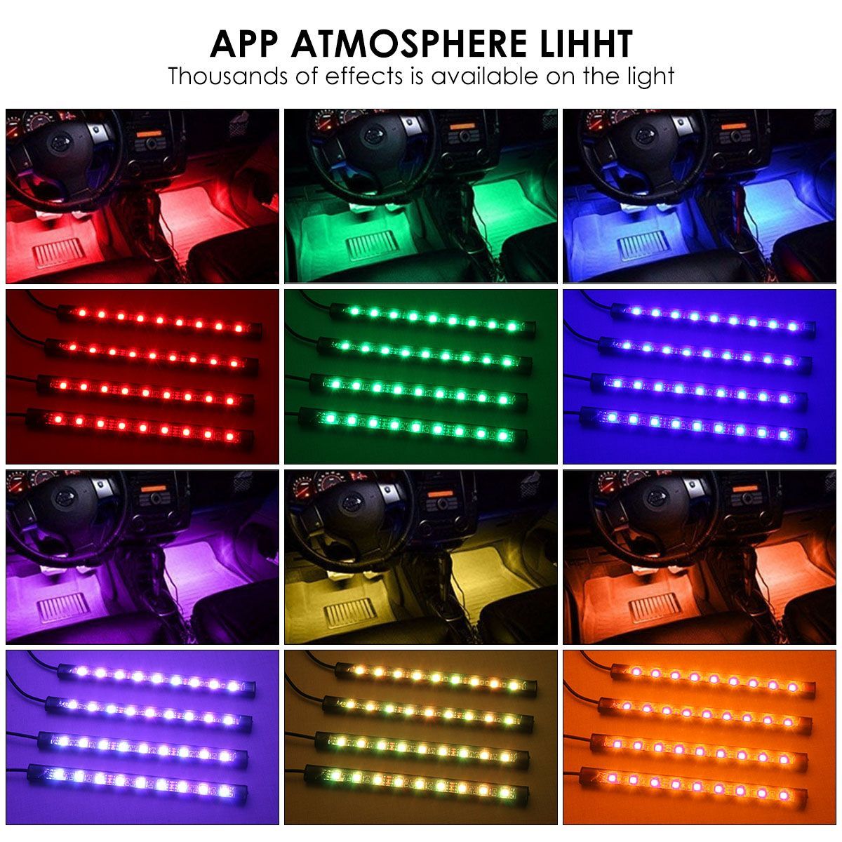 AMBOTHER-4PCS-LED-RGB-Car-Interior-Floor-Decoration-Lights-Bars-Wireless-bluetooth-APP-Control-Atmos-1365418