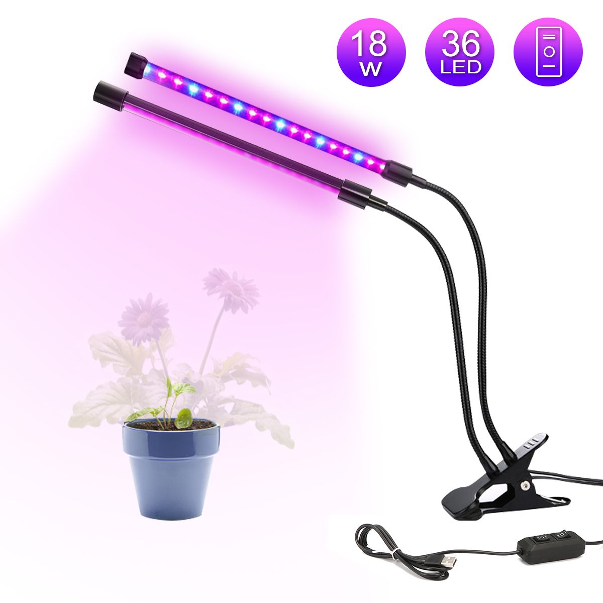 Dual-Head-36LED-Plant-Grow-Light-18W-Plant-Lamp-USB-Timing-Adjustable-Flexible-Gooseneck-for-Indoor--1662116