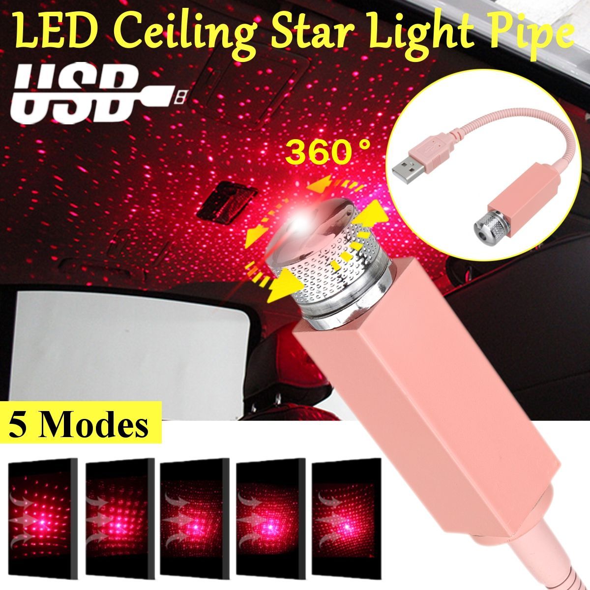 LED-Car-Interior-Atmosphere-Ceiling-Night-Star-Lights-Flexible-Pipe-Roof-Decoration-Lamp-USB-Port-Re-1629455