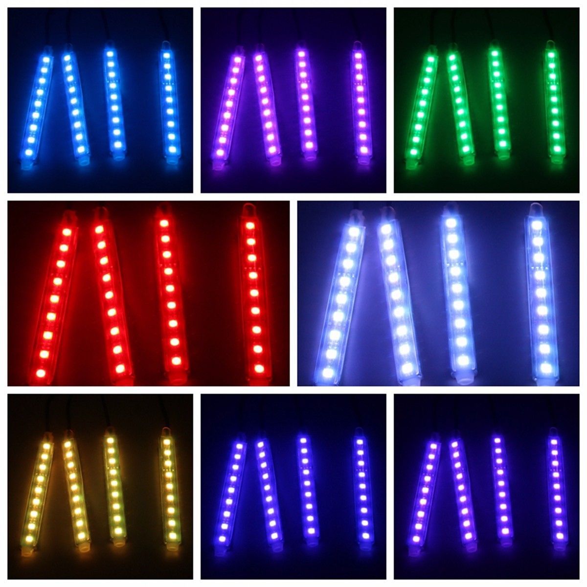 Remote-Control-Car-RGB-LED-Interior-Decorative-Floor-Lights-Atmosphere-Strip-Lamp-4PCS-1037894