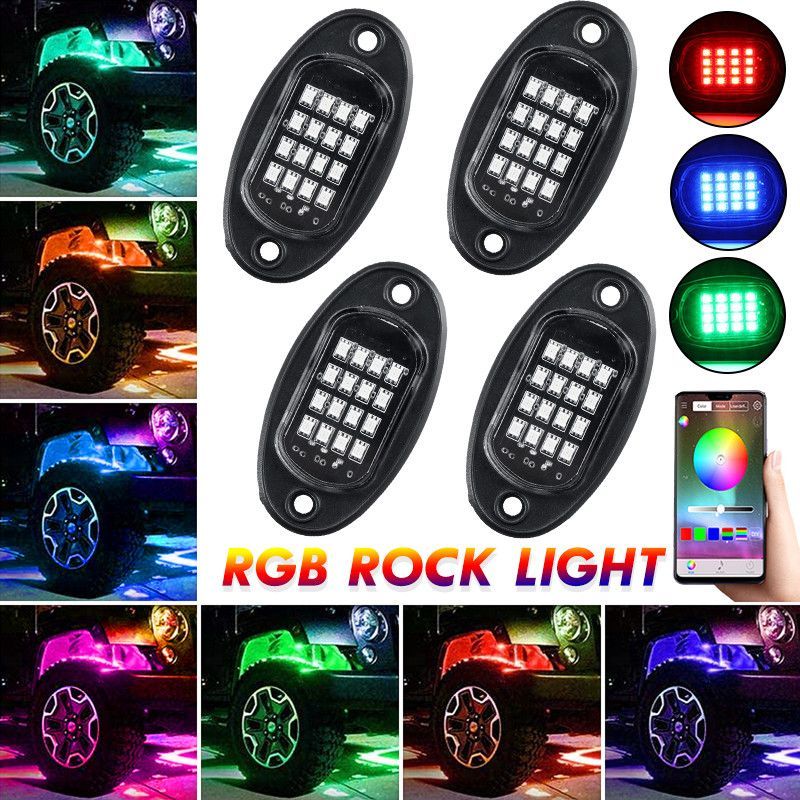 Universal-4Pcs-bluetooth-RGB-LED-Rock-Lights-IP67-Waterproof-Floor-Amw12V-14W-1120LM-Phone-APP-Contr-1721568