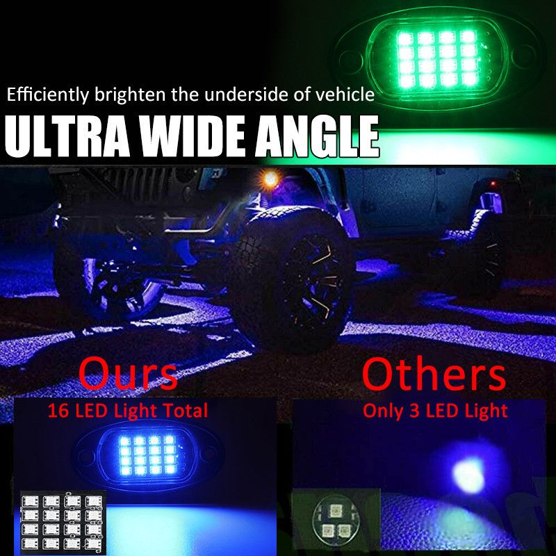 Universal-4Pcs-bluetooth-RGB-LED-Rock-Lights-IP67-Waterproof-Floor-Amw12V-14W-1120LM-Phone-APP-Contr-1721568