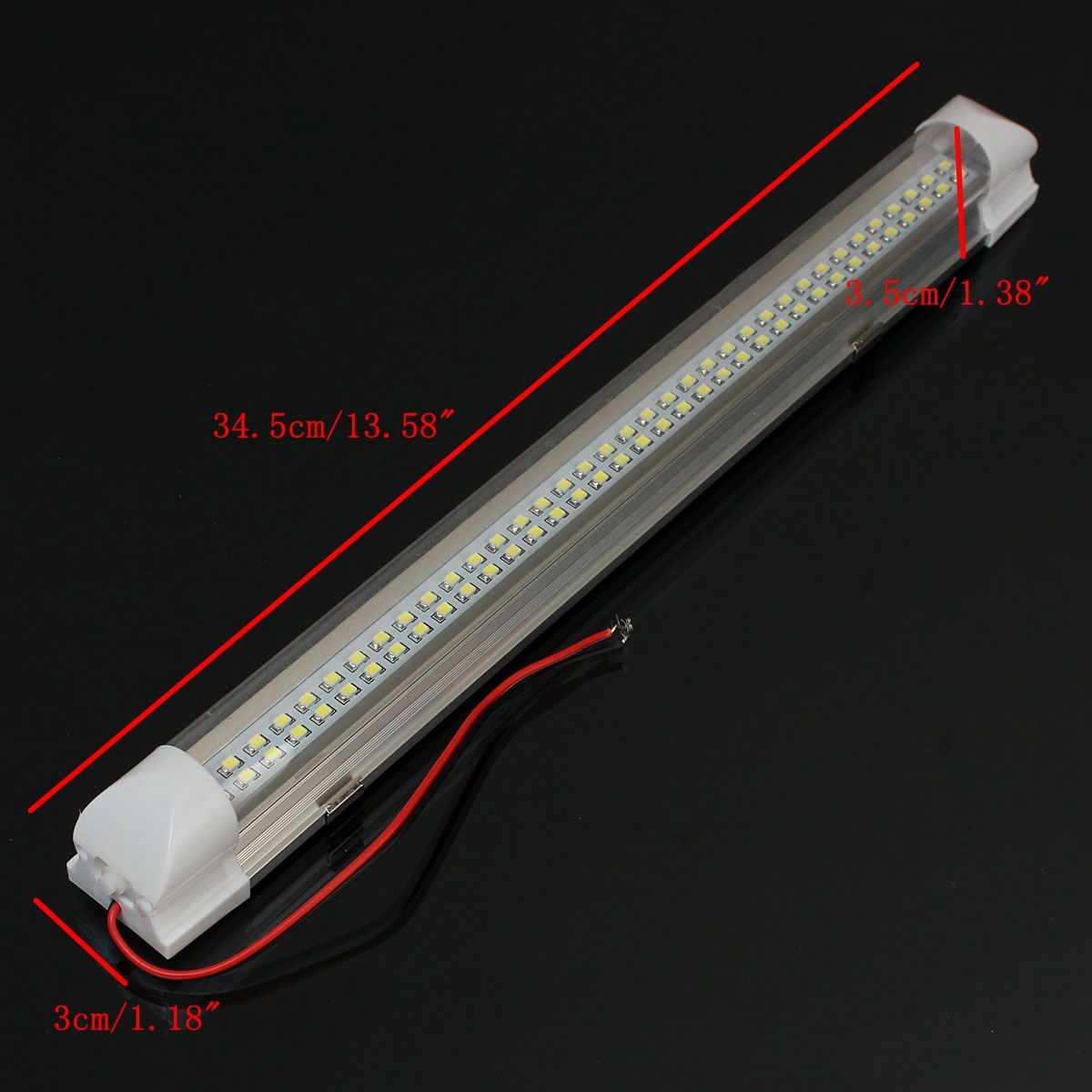 Universal-Interior-34cm-LED-Light-Strip-Lamp-White-2Pcs-with-ONOFF-Switch-for-Car-Auto-Caravan-Bus-1406588