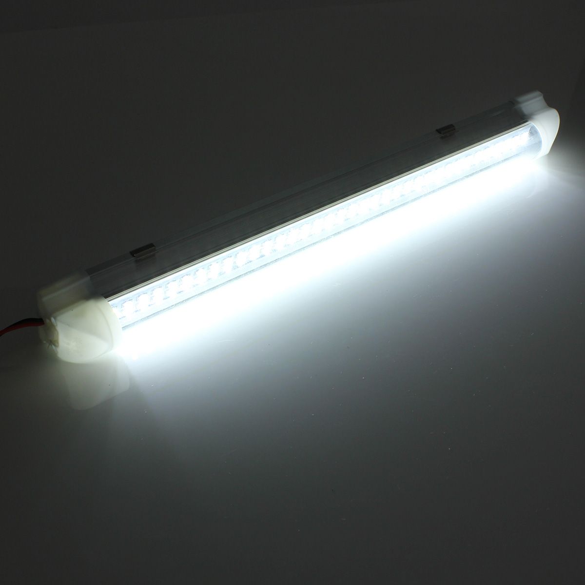 Universal-Interior-34cm-LED-Light-Strip-Lamp-White-2Pcs-with-ONOFF-Switch-for-Car-Auto-Caravan-Bus-1406588