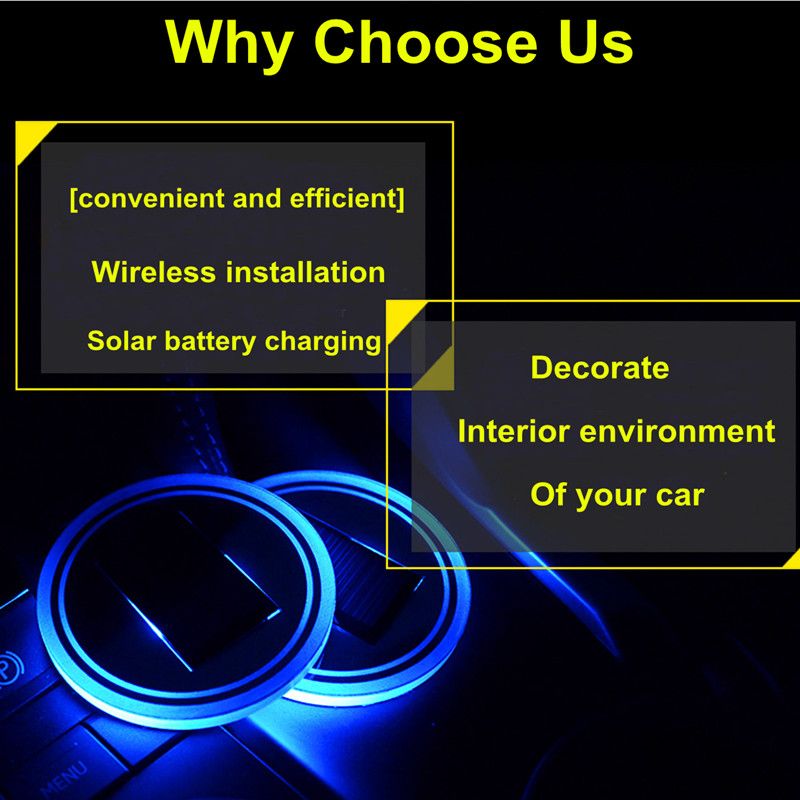Universal-Solar-Power-Car-Cup-Holder-Pad-Multi-color-LED-Atmosphere-Light-Acrylic-Mat-BlueRedGreen-1189688