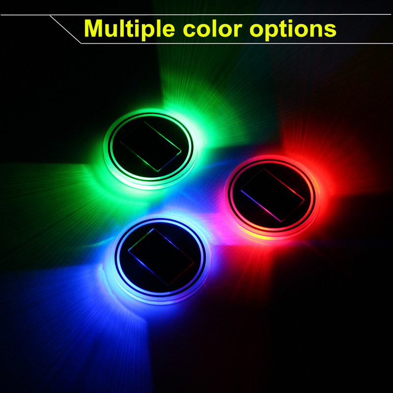 Universal-Solar-Power-Car-Cup-Holder-Pad-Multi-color-LED-Atmosphere-Light-Acrylic-Mat-BlueRedGreen-1189688