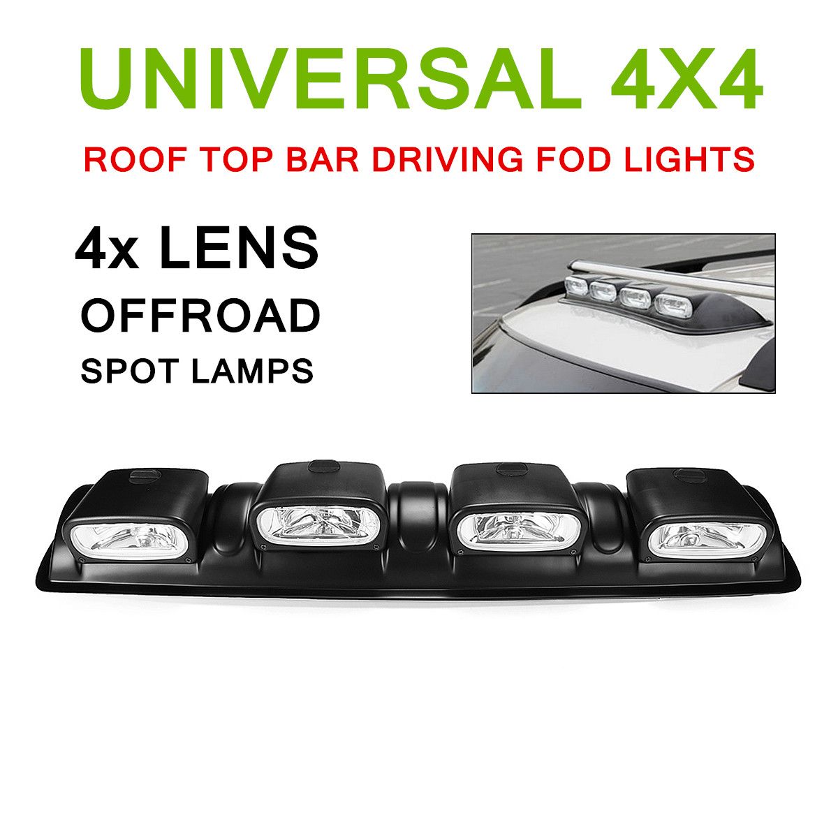 12V-H3-Black-Car-4x4-Roof-Top-Bar-Fog-Lights-Universal-Off-Road-Spot-Head-Lamps-1297754