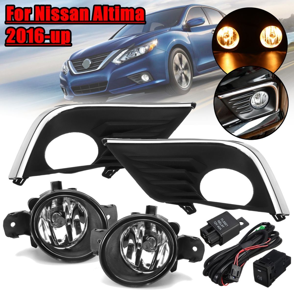 2Pcs-Car-Front-Bumper-Fog-Lights-Lamps-H11-Bulbs-With-Grilles-Harness-Wiring-For-Nissan-Altima-2016-1681260