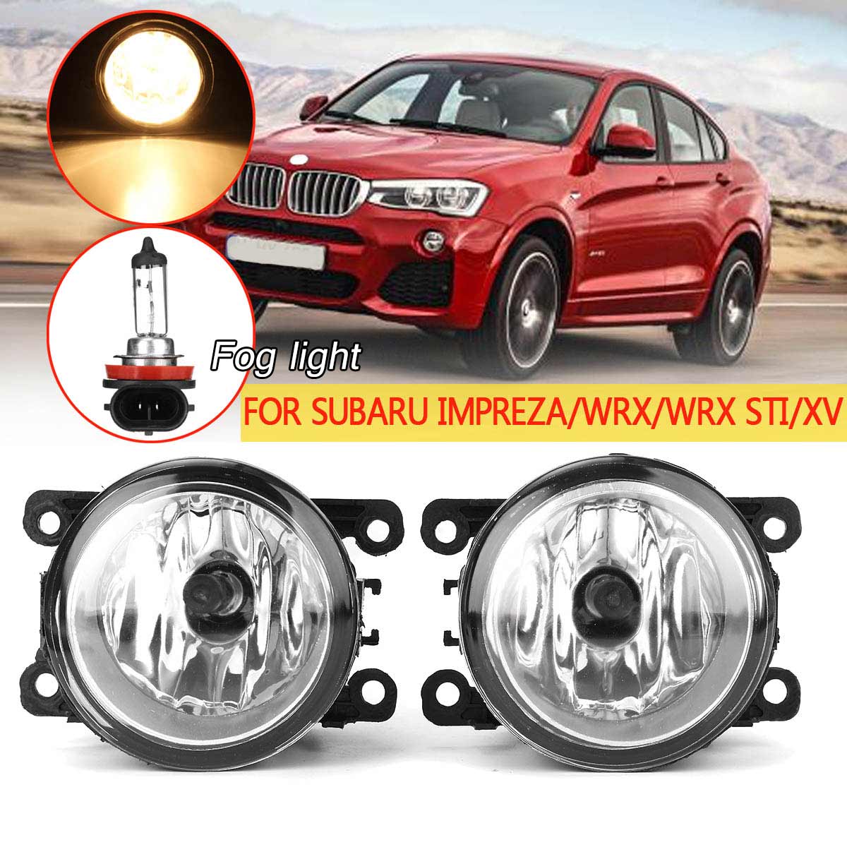 2Pcs-Car-Front-Fog-Lights-Clear-Lens-H11-Bulbs-With-Wiring-Kit-For-Subaru-ImprezaWRXWRX-STIXV-1677889
