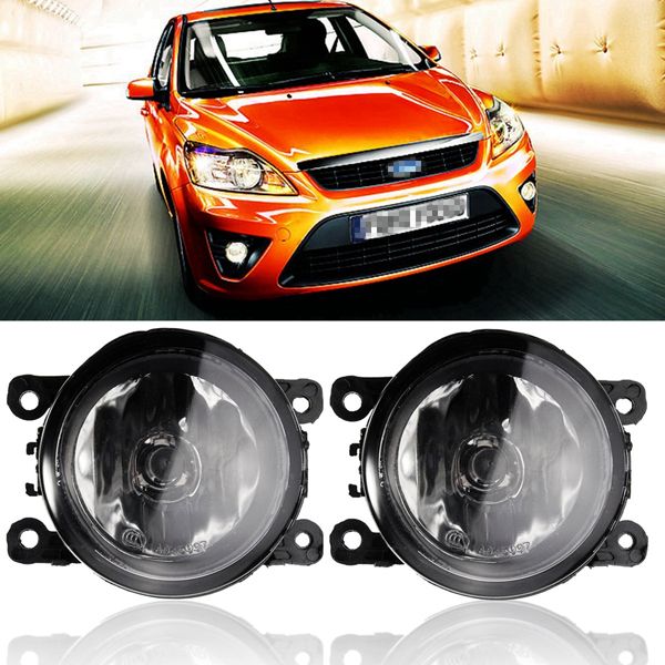 2X-Amber-Yellow-Auto-Fog-Light-Lamps-for-2007-2014-Ford-Focus-W-H11-55W-Bulbs-1046536