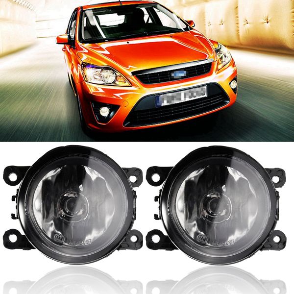 2X-Amber-Yellow-Auto-Fog-Light-Lamps-for-2007-2014-Ford-Focus-W-H11-55W-Bulbs-1046536