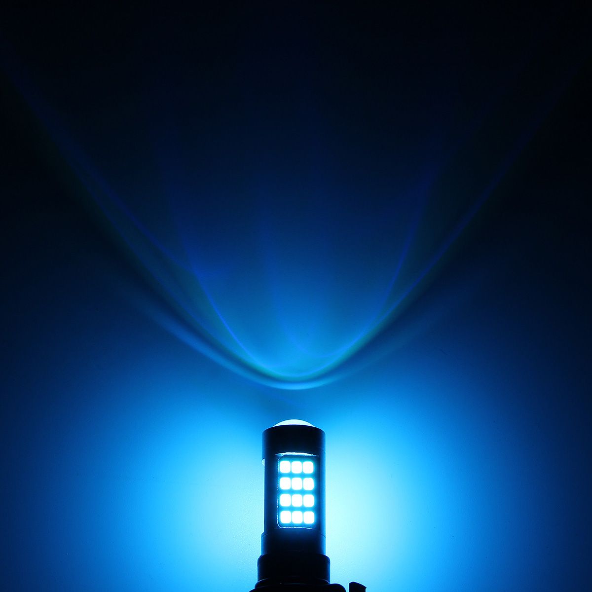 5202-2835-2323-H16-24W-750LM-BlueWhite-42-SMD-LED-Car-Fog-Lights-Bulb-with-Lens-1136473