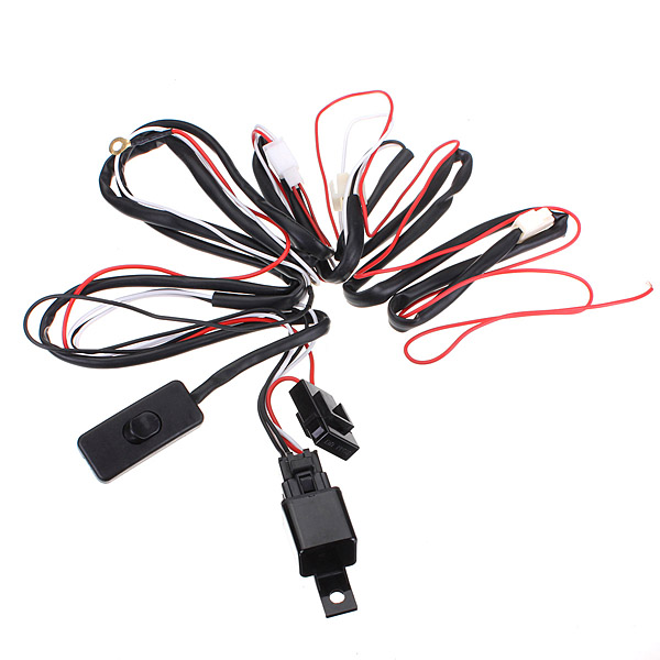 8LED-Gog-Light-DRL-Bumper-Grill-Wiring-Harness-Relay-For-99-04-VW-961672