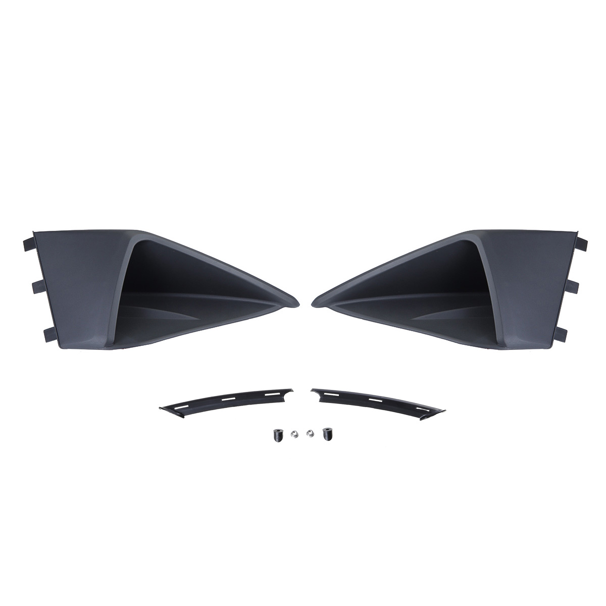 Black-Front-Bumper-Three-dimensional-Air-Intake-Trim-Panel-Fog-Light-Decorative-Plates-For-Ford-Must-1713044