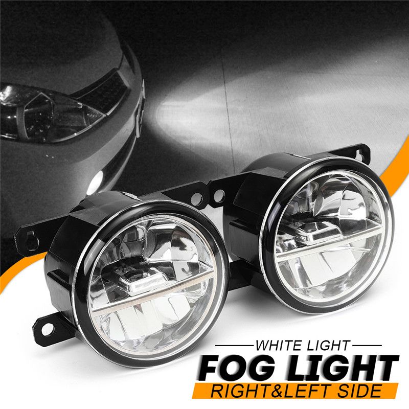 Car-2SMD-LED-Fog-lights-White-Universal-for-Honda-Civic-Fit-Odyssey-1560144