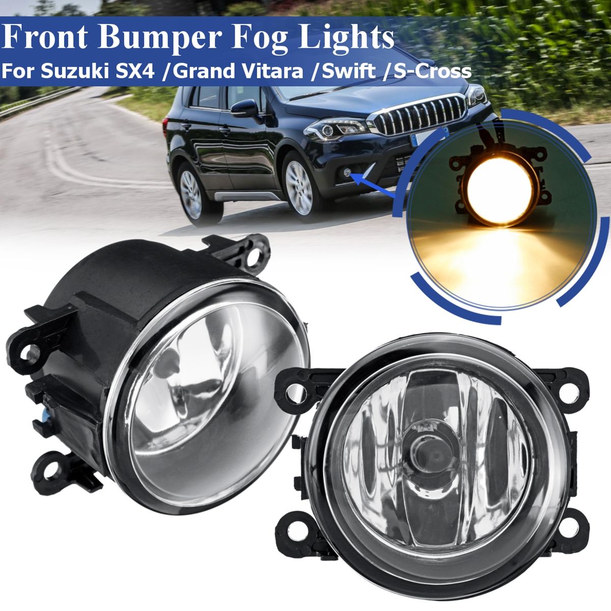 Car-Front-Bumper-Fog-Light-Lamp-with-H11-Bulb-for-Suzuki-SX4-Grand-Vitara-Swift-S-Cross-Alto-1407629