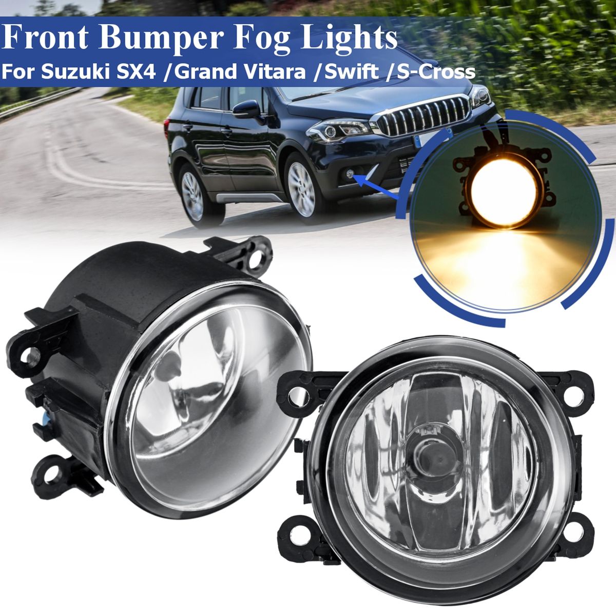 Car-Front-Bumper-Fog-Light-Lamp-with-H11-Bulb-for-Suzuki-SX4-Grand-Vitara-Swift-S-Cross-Alto-1407629