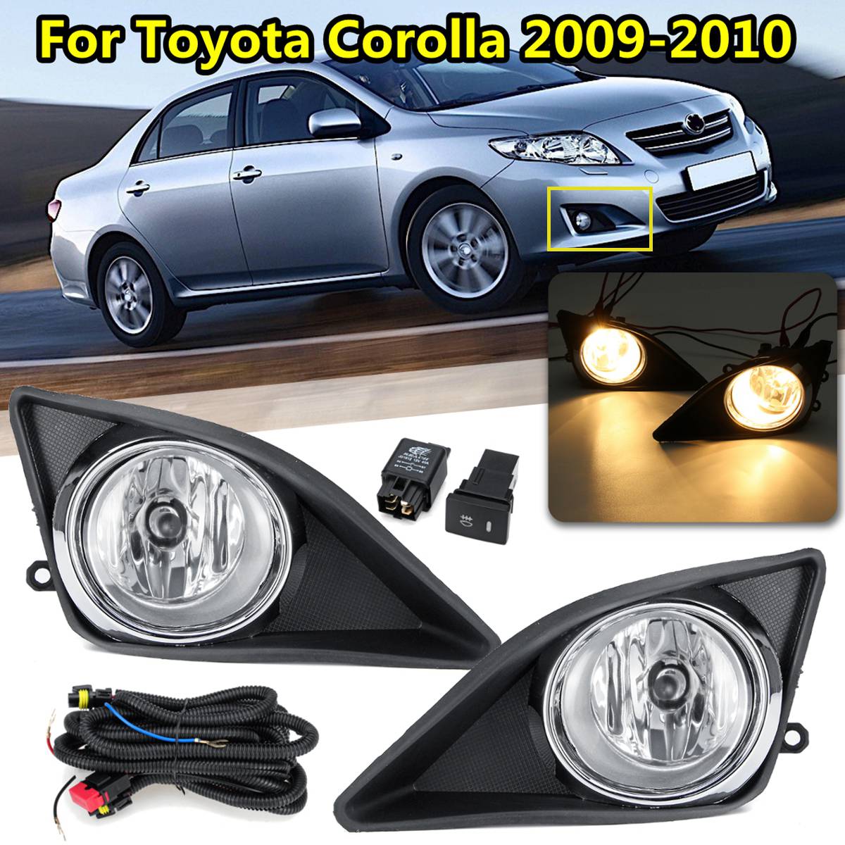 Car-Front-Bumper-Fog-Lights-Assembly-with-H11-Bulbs-Amber-Pair-for-Toyota-Corolla-2009-2010-1406101
