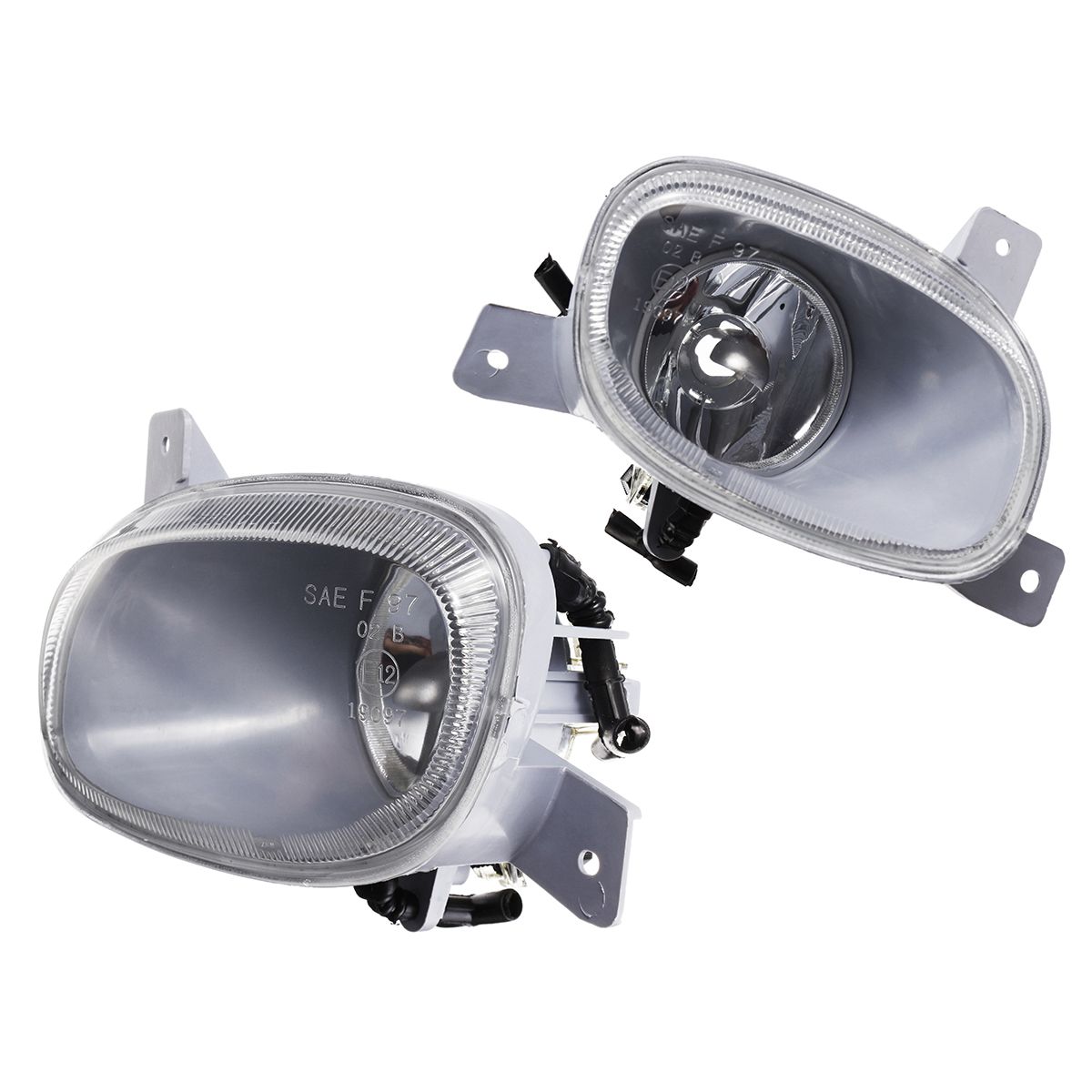 Car-Front-Bumper-Fog-Lights-Clear-Lens-with-No-Bulbs-Pair-for-Volvo-S80-1999-2006-1424049