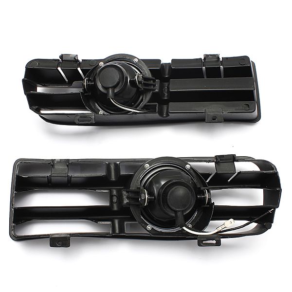 Car-Front-Fog-Light-Lamp-Grille-Set-For-VW-GOLF-1998-2005-Black-930415