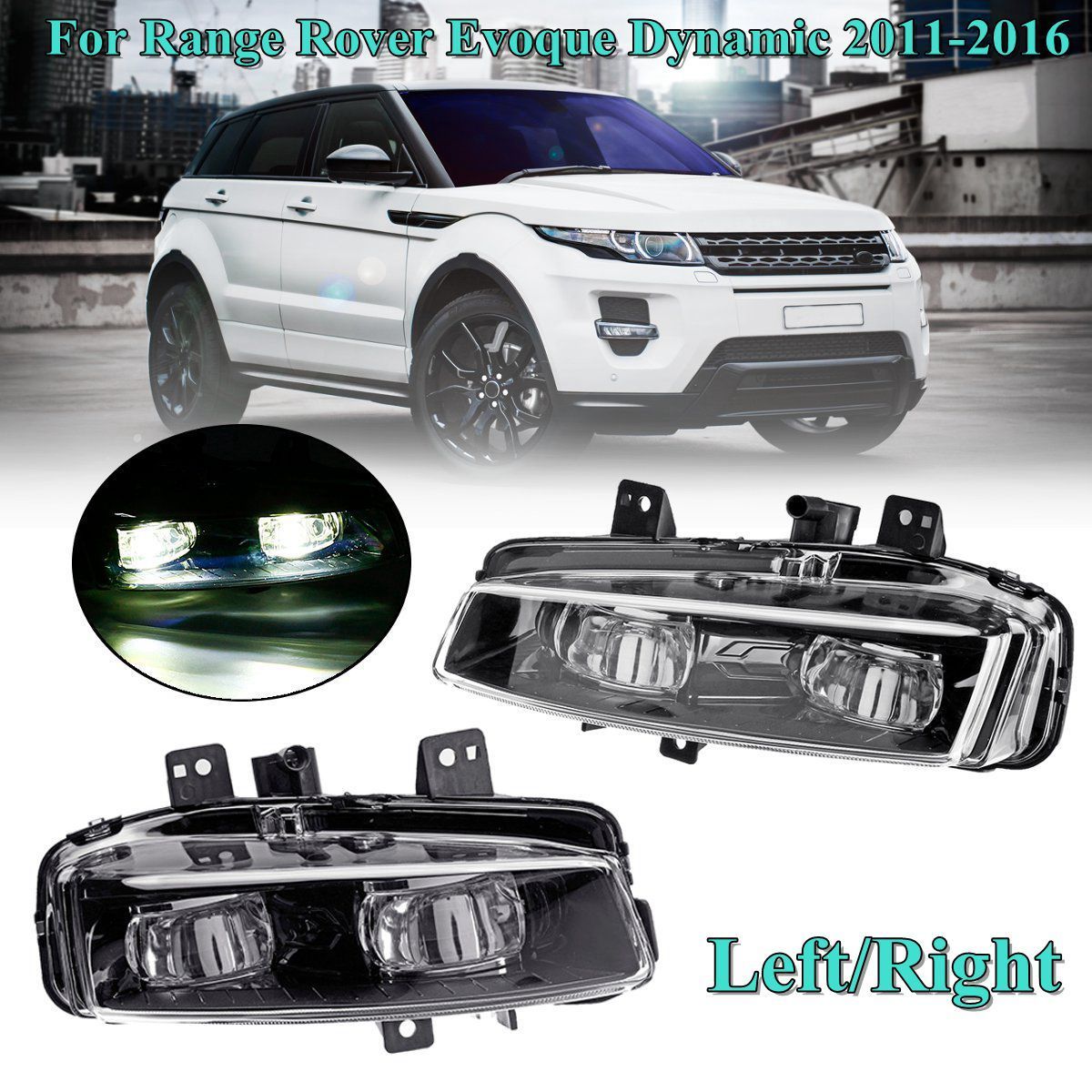 Car-LED-Front-Bumper-Fog-Lights-White-Lamp-for-Range-Rover-Evoque-Dynamic-2011-2016-1355682