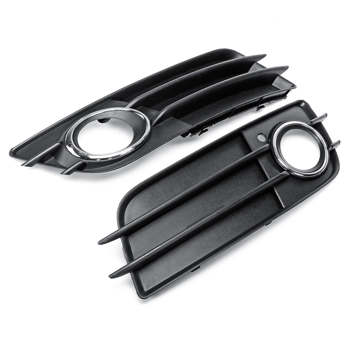 Front-Bumper-Fog-Light-Grille-Grill-LeftRight-for-Audi-A4-B8-2008-2012-1421683