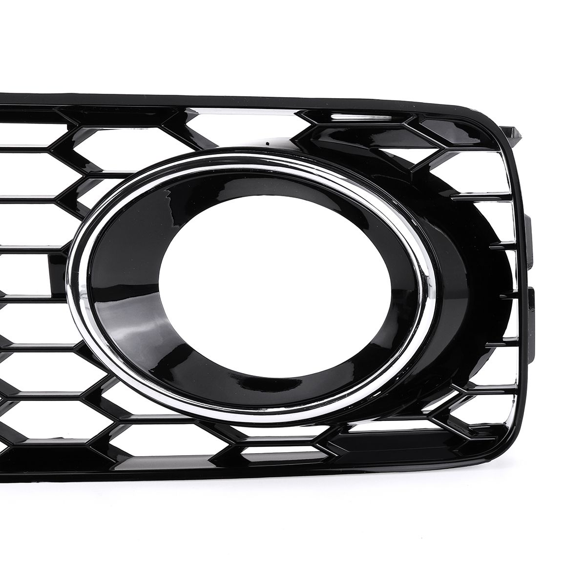 Front-Fog-Light-Lamp-Cover-Grille-Grill-Honeycomb-Hex-Chrome-Silver-For-Audi-A5-S-Line-S5-B8-RS5-200-1695671