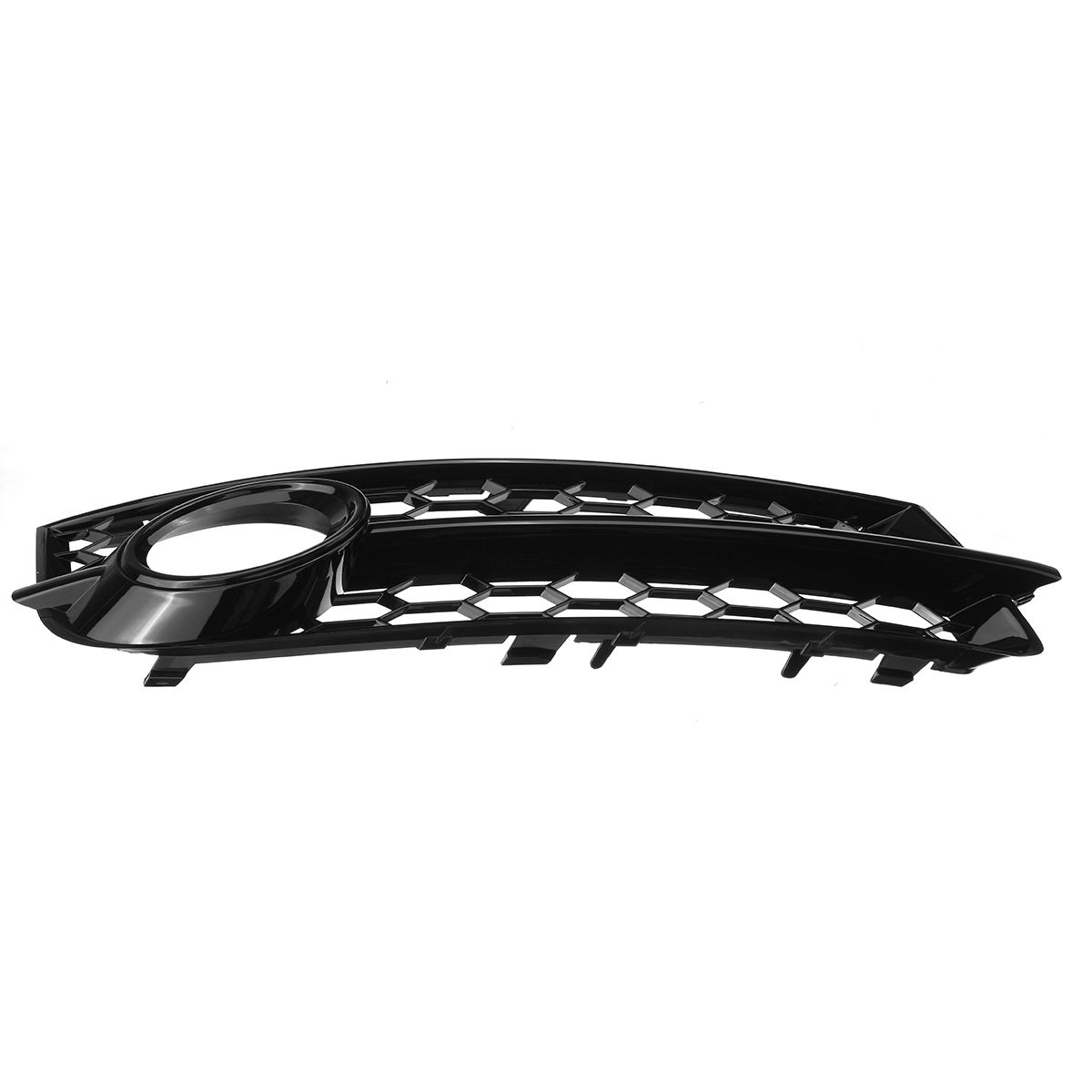 Front-Fog-Light-Lamp-Grille-Grill-Cover-Honeycomb-Hex-RS-Style-Glossy-Black-For-Audi-TT-8J-2006-2014-1750295