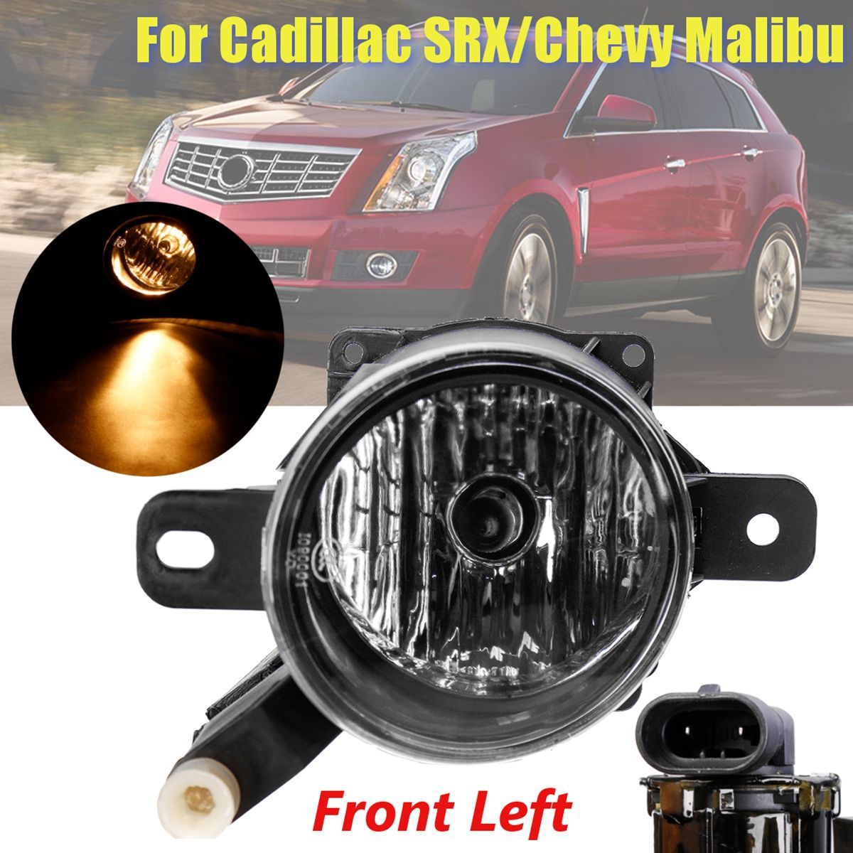 Front-Left-Car-Halogen-Fog-Driving-Lights-Lamp-for-Saturn-Astra-Cadillac-SRX-Chevy-Malibu-SS-1382558