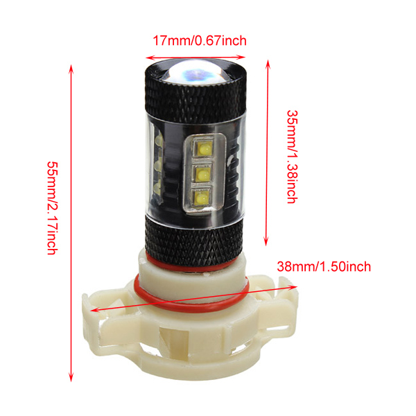 H16-2525-16-LED-Car-White-DRL-Headlight-Fog-Light-Bulb-Lamp-780LM-1009801