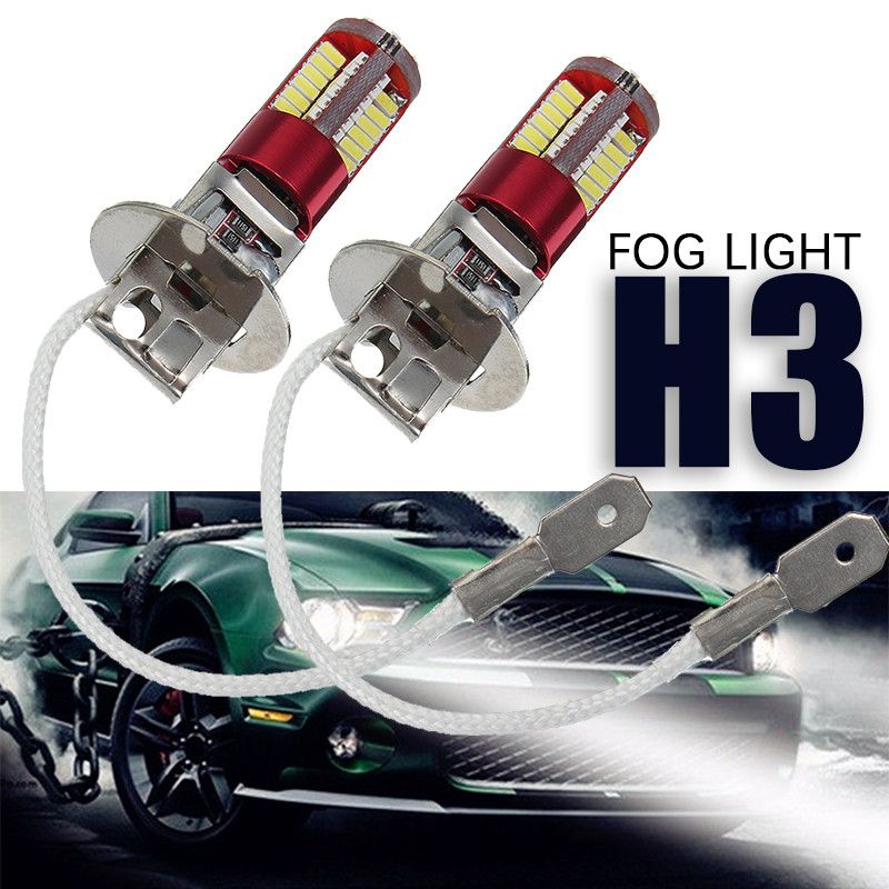 H3-30144014-57SMD-LED-DC12-24V-250mA-White-6000K-Car-Fog-Light-1267618