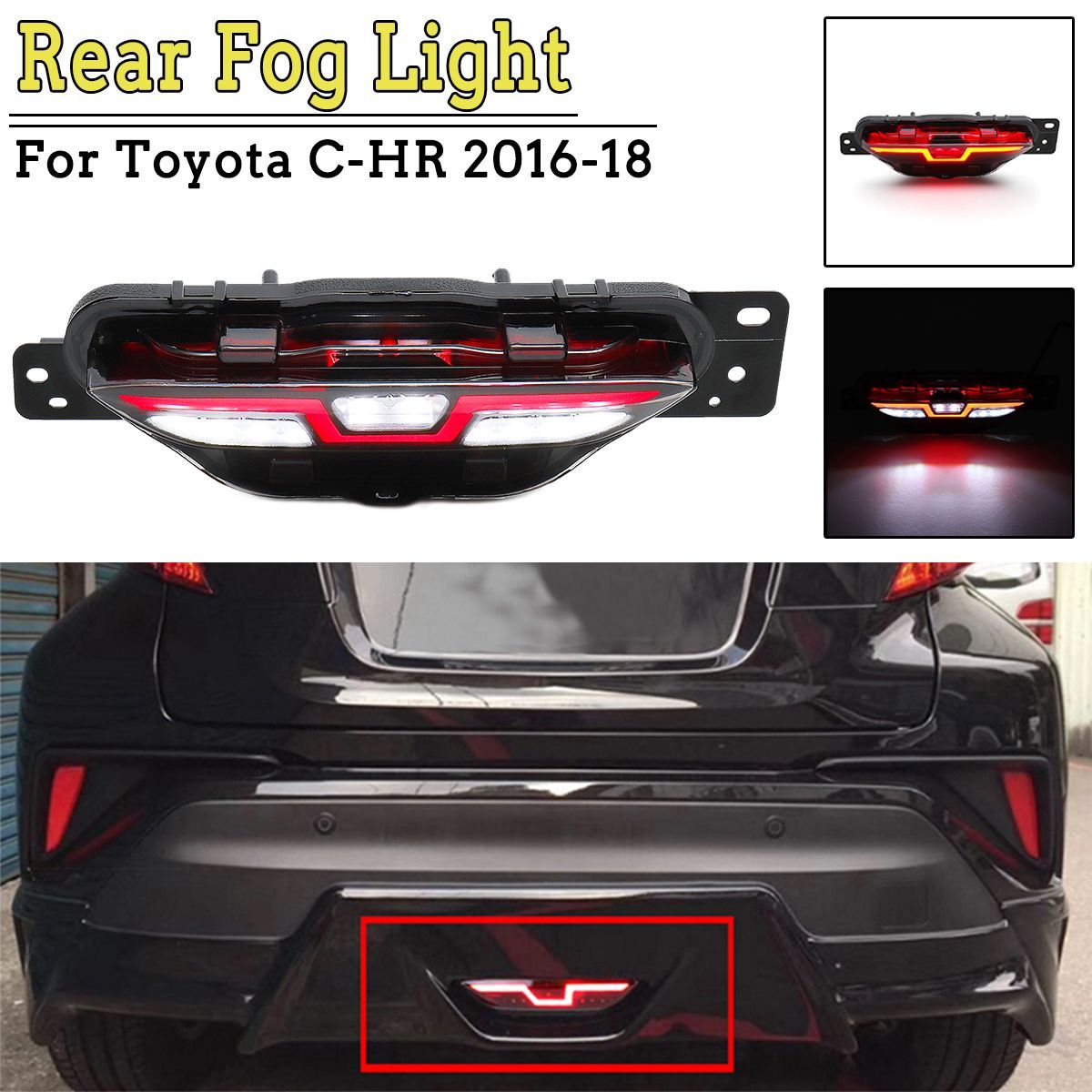 LED-Car-Rear-Fog-Lights-Brake-Tail-Backup-Lamp-for-Toyota-C-HR-CHR-2016-18-1345525