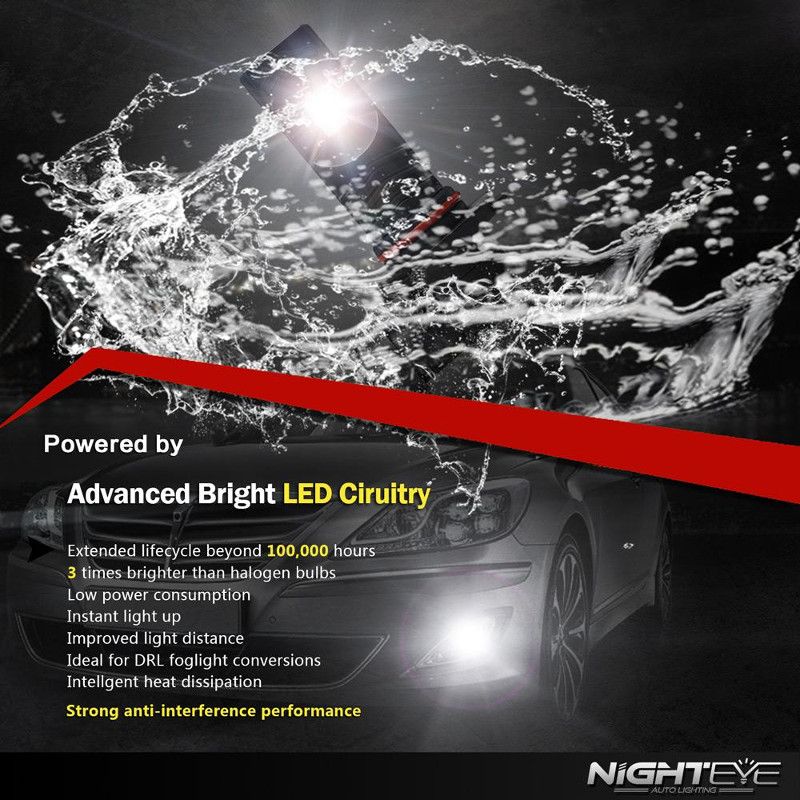 NIGHTEYE-A338-Car-LED-Headlights-Fog-Lamp-H4-H7-H11-9005-9006-80W-800LM-6500K-1170829