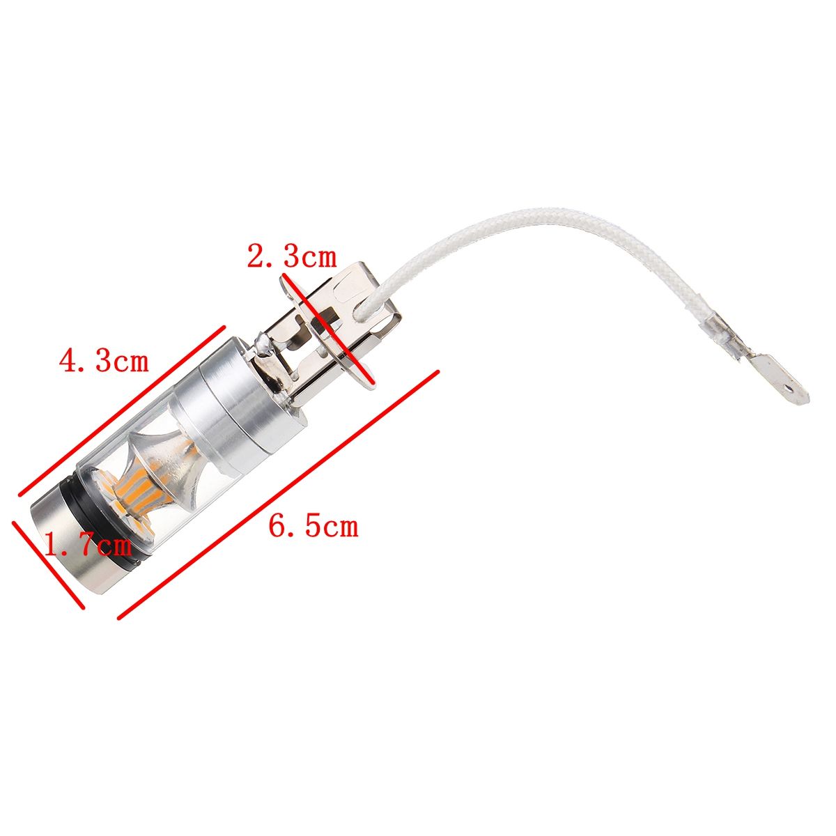 Pair-100W-H3-LED-2835-20SMD-Car-Fog-Lights-Driving-DRL-Bulbs-Lamps-Amber-Yellow-1315754