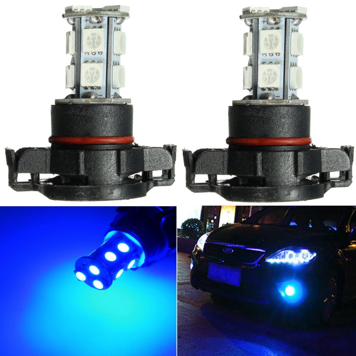 Pair-12V-H16-5202-5050-2504-SMD-LED-Car-Fog-Light-Bulbs-DRL-Lamp-Deep-Blue-10000k-1054064