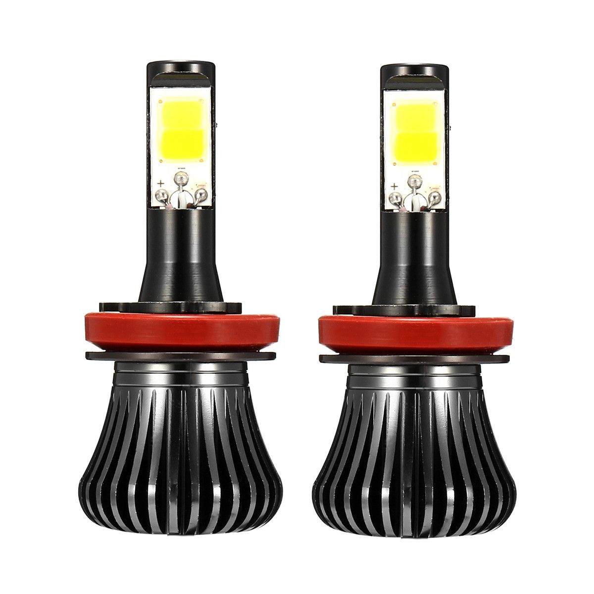 Pair-2600LM-6W-COB-LED-Car-Fog-Lights-H1-H3-H4-H7-H8H11-90059006-Dual-Color-3000K6000K-1313762