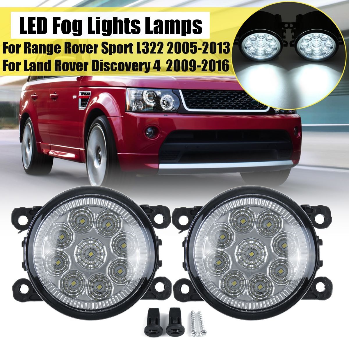 Pair-Car-Front-LED-Fog-Lights-Lamps-with-H11-Bulbs-White-For-Land-Rover-Discovery-4-Range-Rover-Spor-1609913