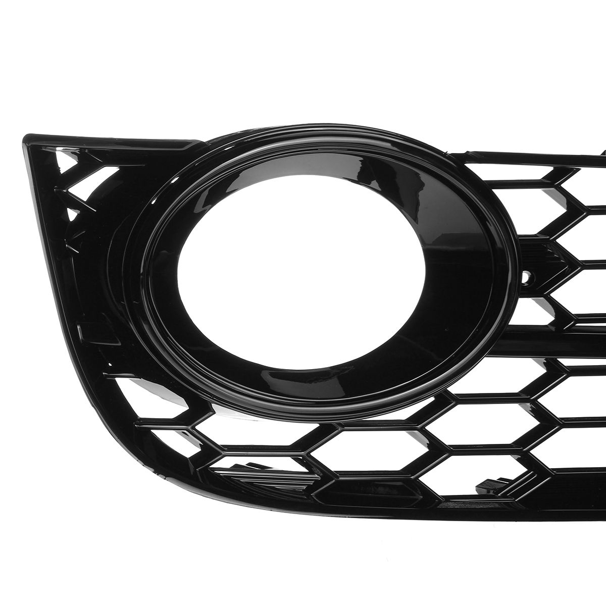 Pair-Front-Bumper-Fog-Light-Lamp-Grille-Grill-Cover-Honeycomb-Hex-Black-For-Audi-A5-2008-2011-1561544
