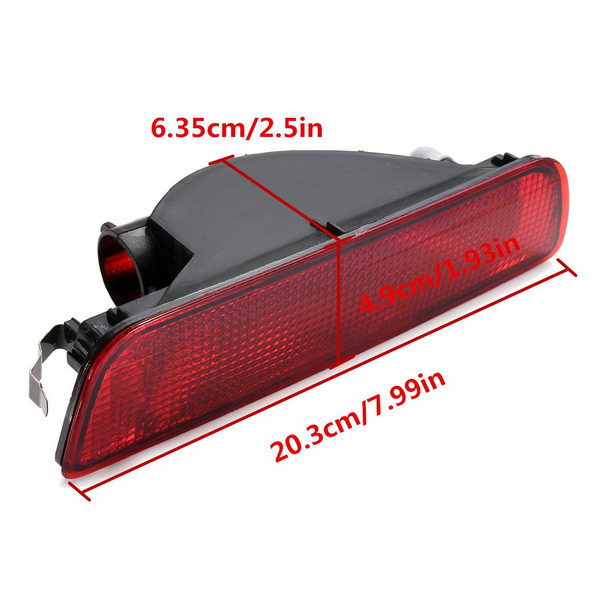 Red-Rear-Central-Bumper-Reflector-Fog-Light-Lamp-For-Nissan-Qashqai-2007-2013-1725509