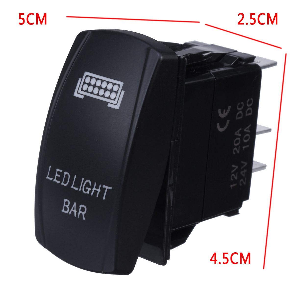 Universal-5-Pin-Car-12V-Waterproof-LED-Work-Light-Fog-Lamp-Bar-Lighting-Switch-Relay-Wiring-Harness--1640286