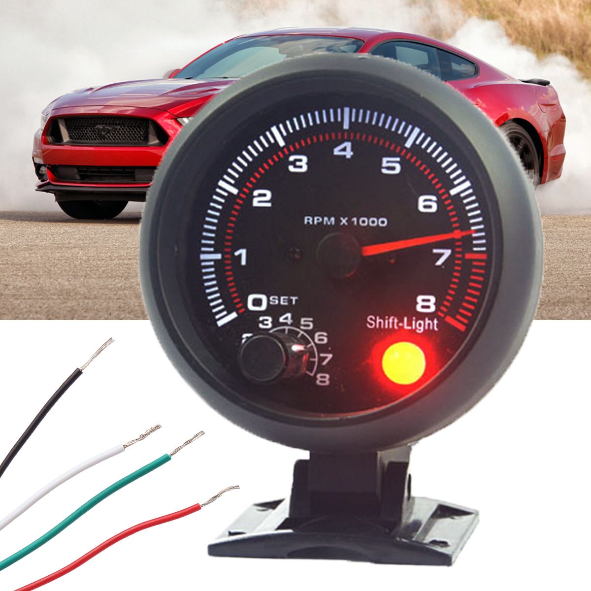 375-Inch-95mm-DC12V-08000RPM-Car-Tachometer-Gauge-1362628