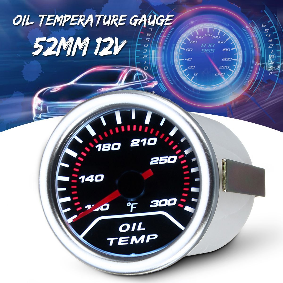 52mm-2-Inch-Universal-Car-Smoke-Lens-LED-Pointer-Water-Oil-Temperature-Temp-Gauge-Meter-1388544