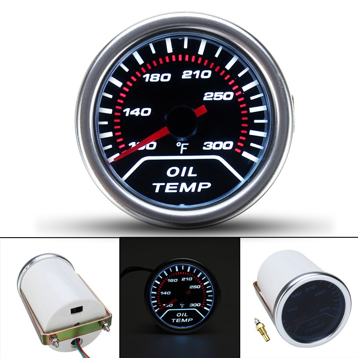 52mm-2-Inch-Universal-Car-Smoke-Lens-LED-Pointer-Water-Oil-Temperature-Temp-Gauge-Meter-1388544