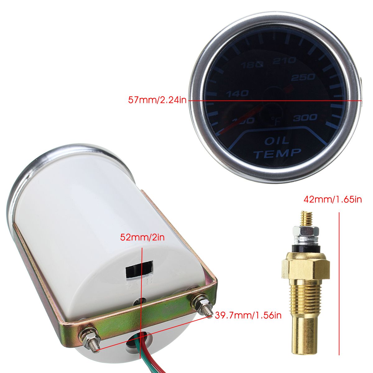 52mm-2-Inch-Universal-Car-Smoke-Lens-LED-Pointer-Water-Oil-Temperature-Temp-Gauge-Meter-1388544