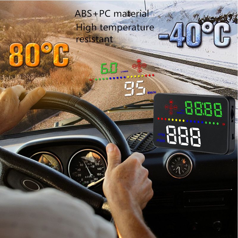 A300-Car-35quot-HUD-Digital-Head-Up-Display-Multifunction-OBD-Alarm-Speedometer-Overspeed-1596572