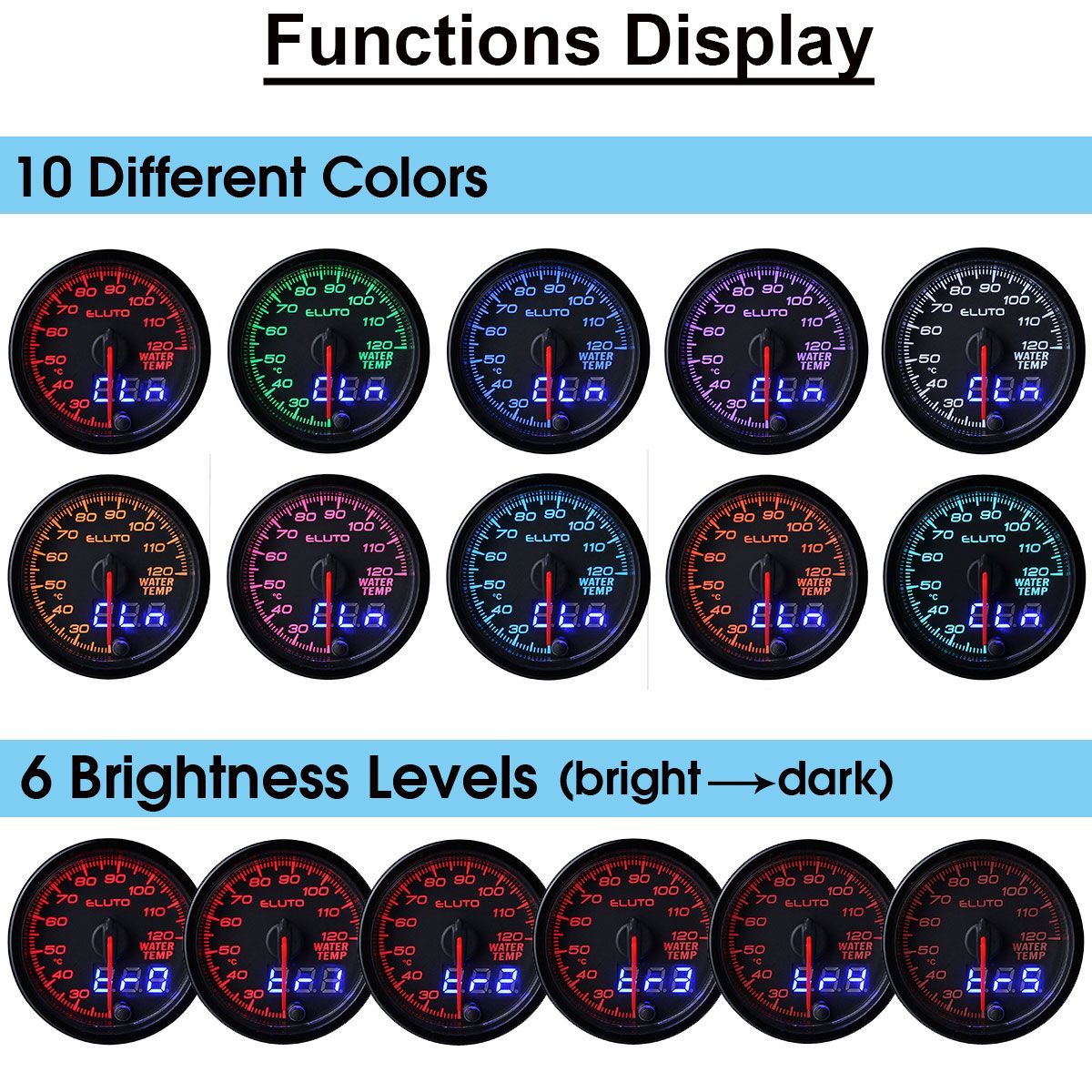 Eluto-Universal-Water-Temperature-Gauge-Digital-10-color-LED-Display-Car-Meter-2inch-52mm-1726779