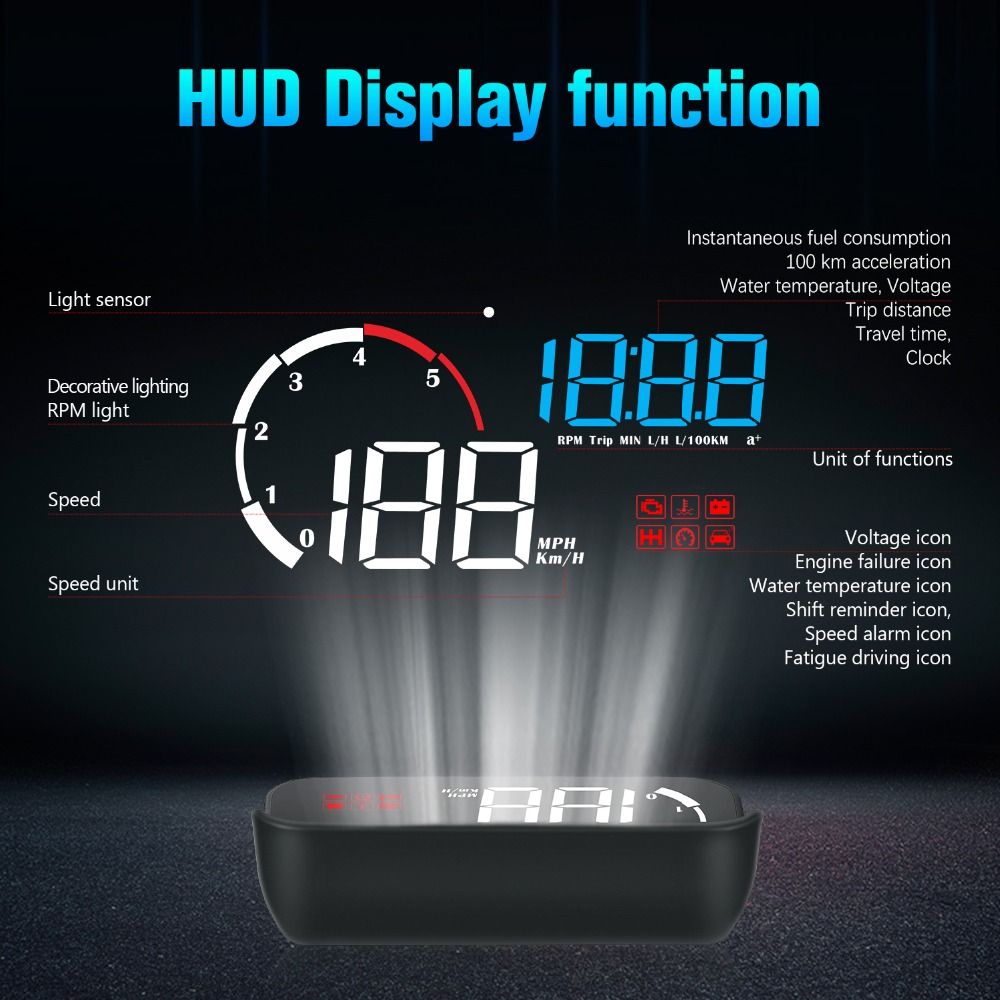 M10-Car-OBD2-HUD-Head-Up-Display-Digital-Speedometer-Windshield-Projector-Reader-Engine-RPM-Faulty-C-1463763