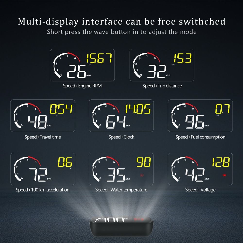 M10-Car-OBD2-HUD-Head-Up-Display-Digital-Speedometer-Windshield-Projector-Reader-Engine-RPM-Faulty-C-1463763